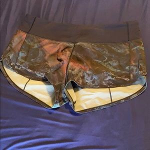 Lululemon speed shorts